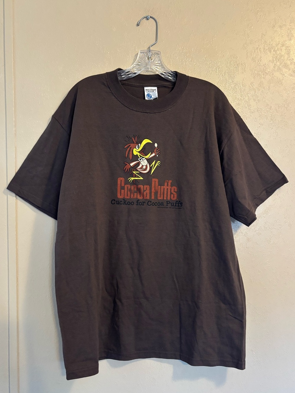 NWT Steve & Barry’s Vintage Cocoa Puffs Promotional Graphic Retro Y2K Tee sz L